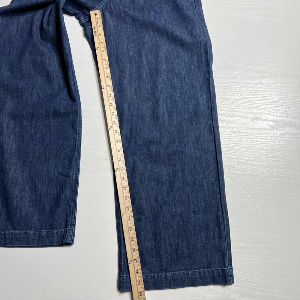 J Crew Pleated Trouser Jean Womens 30 Wide Leg Full Length New - Picture 5 of 16